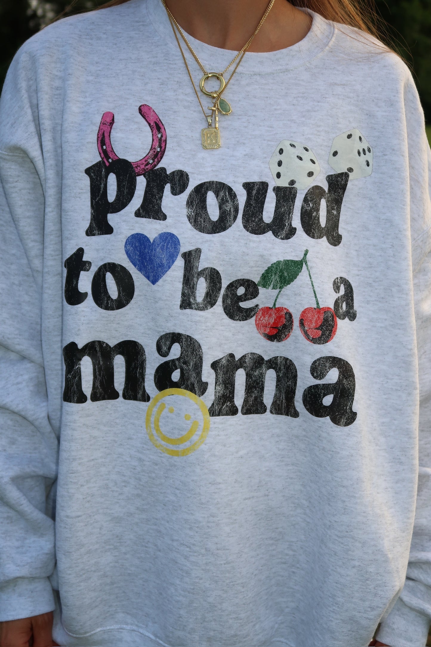 proud mama crewneck