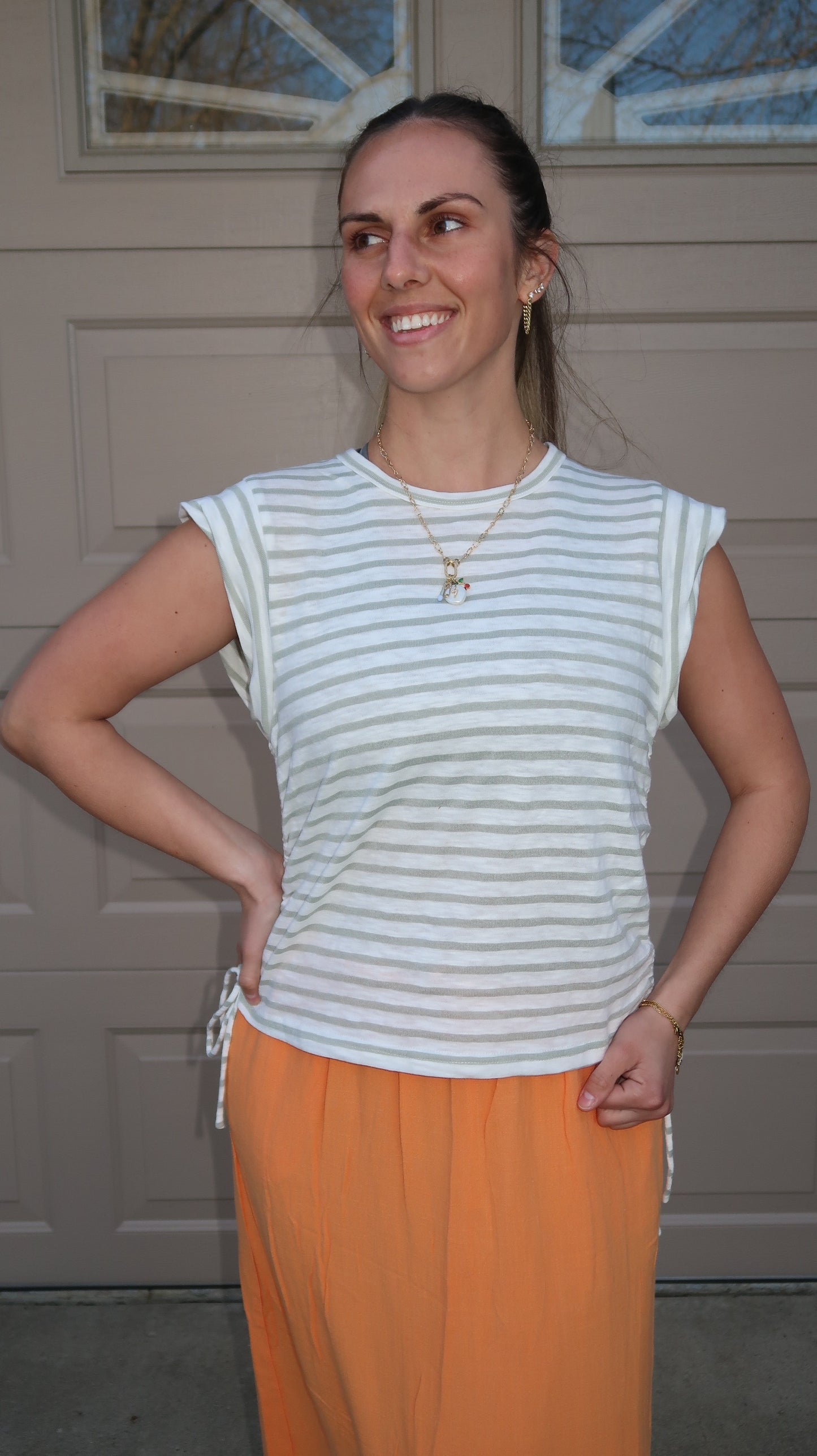 striped top