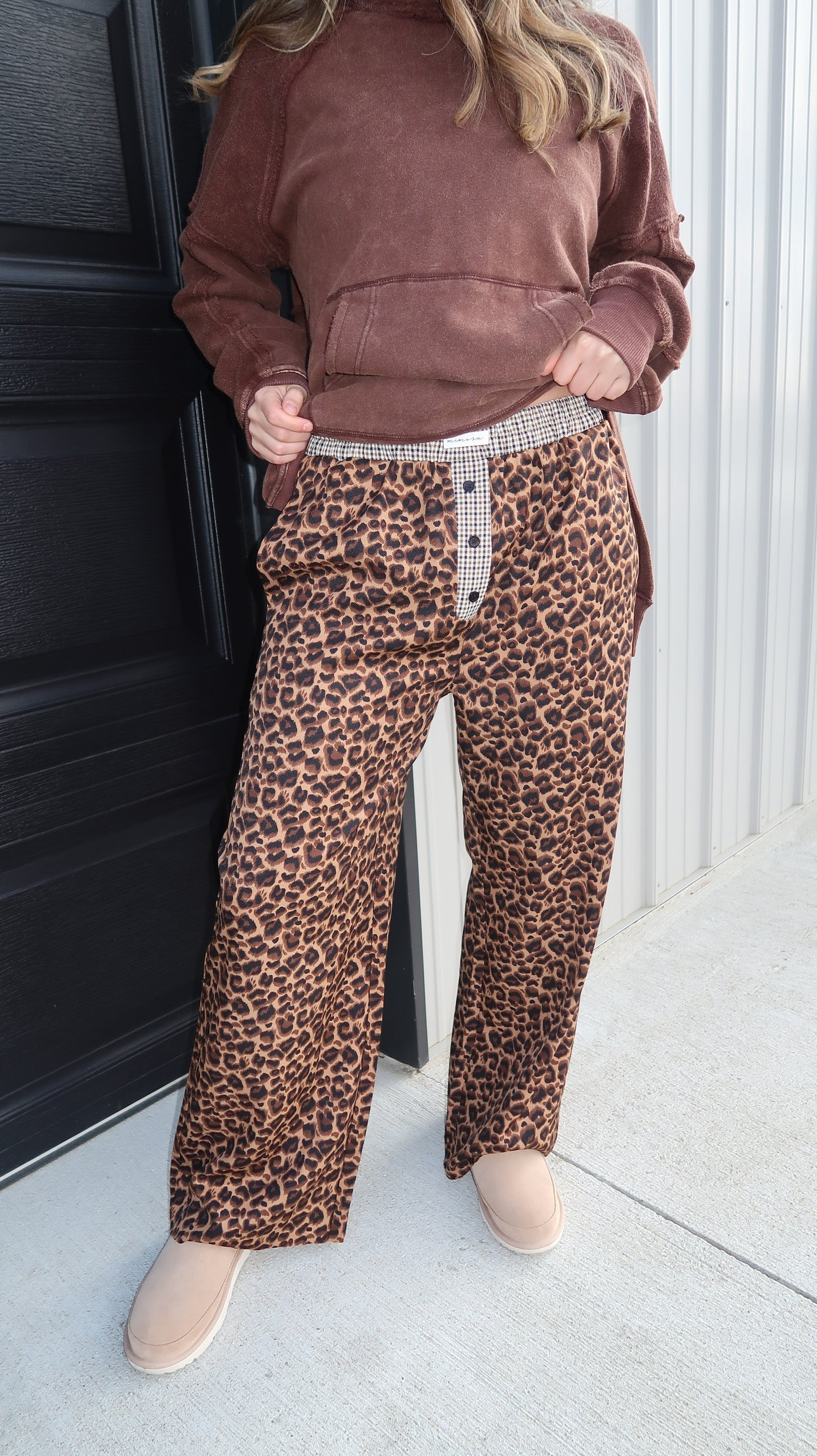 cheetah boxer pants