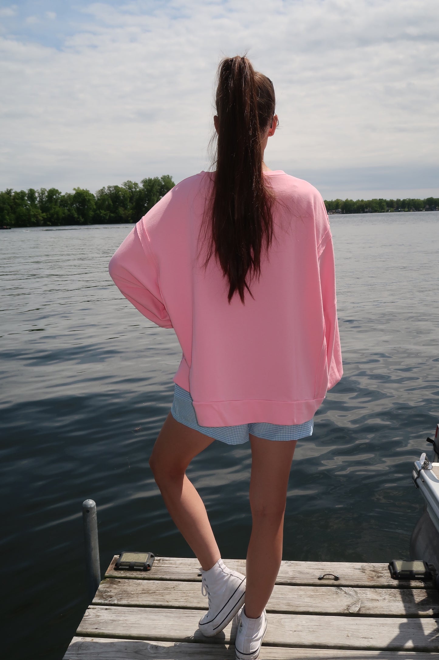 girly USA crewneck