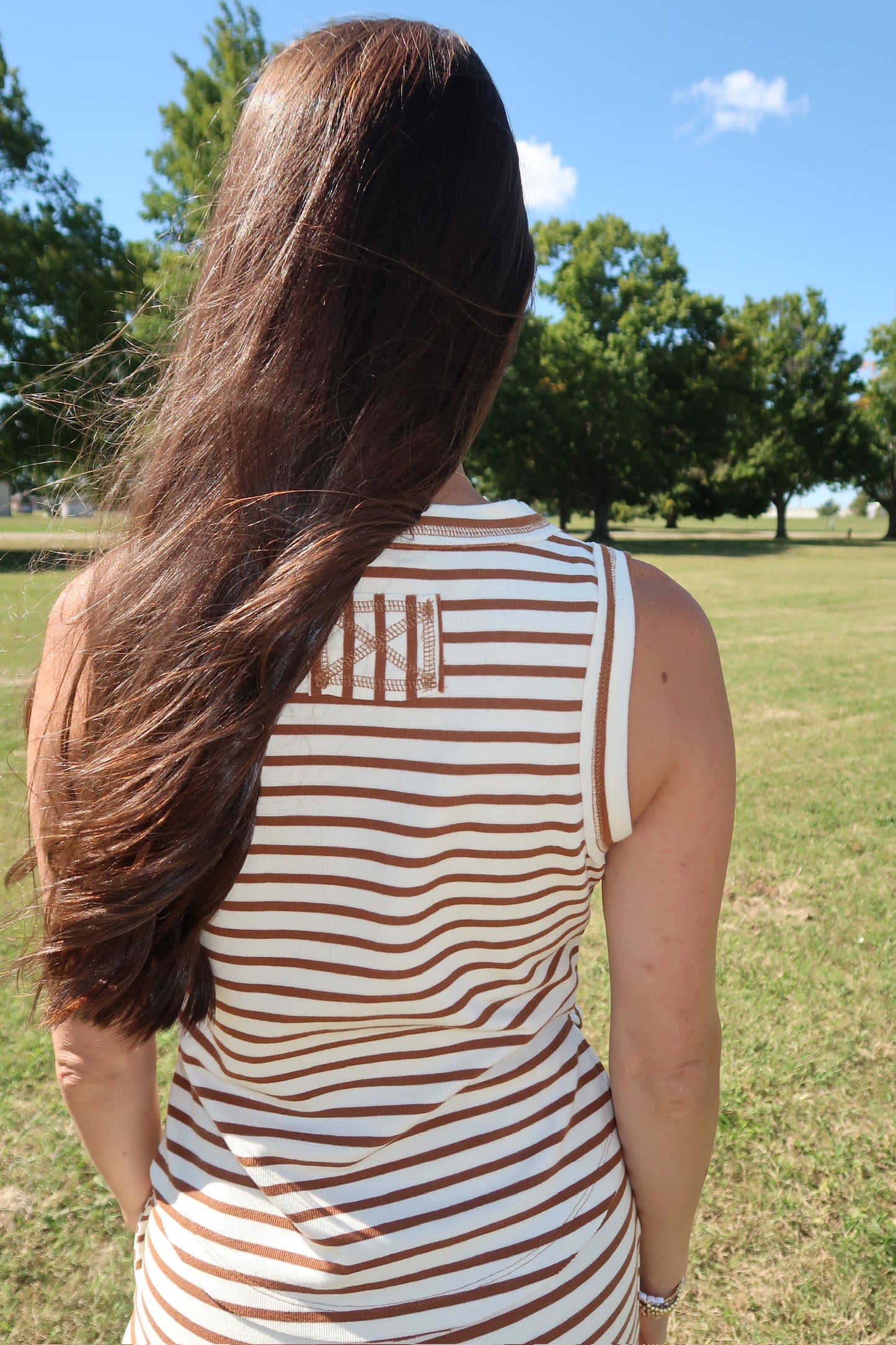 maple striped tank