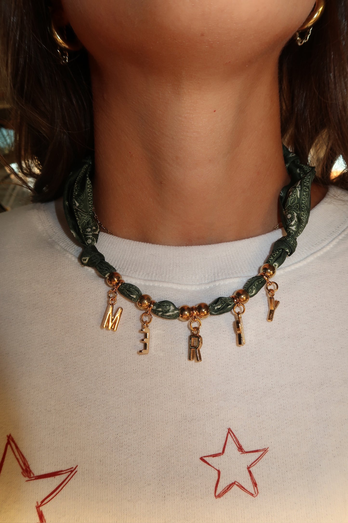 merry scarf necklace