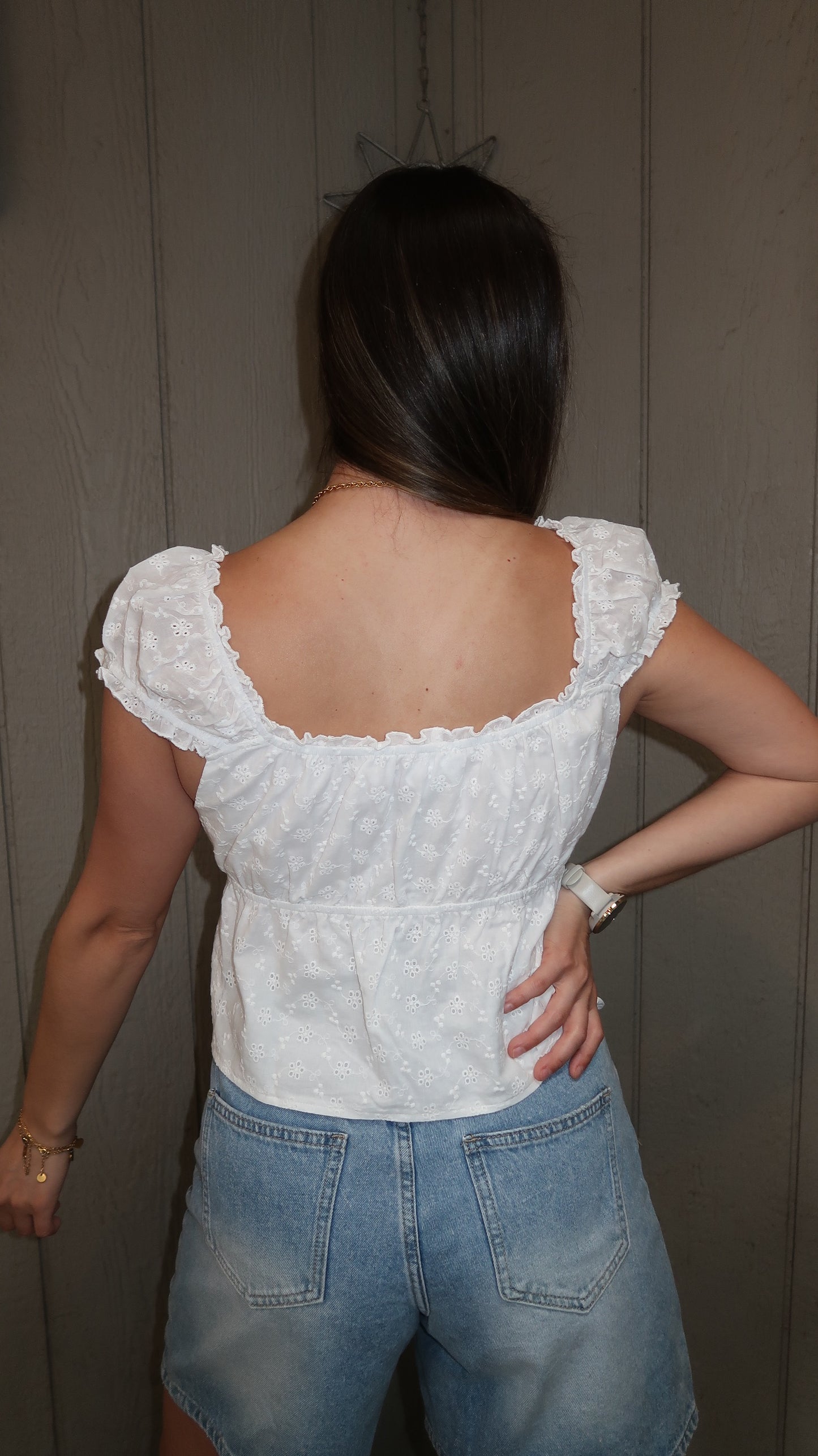 doily flyaway top