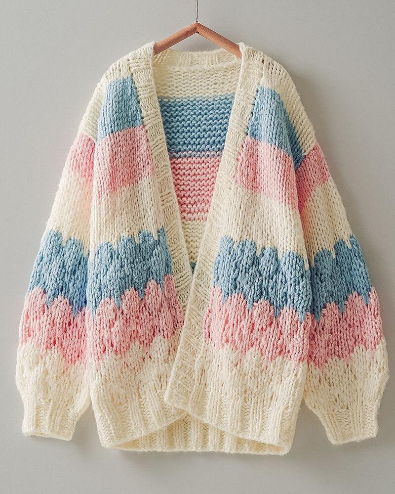 cotton candy cardigan