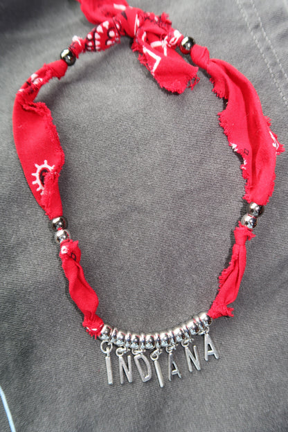 indiana scarf necklace