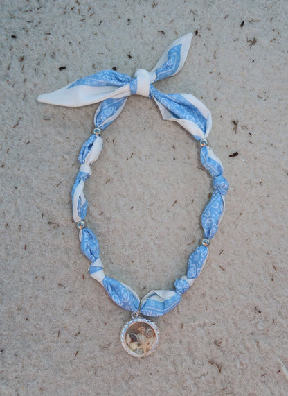 beachy scarf necklace