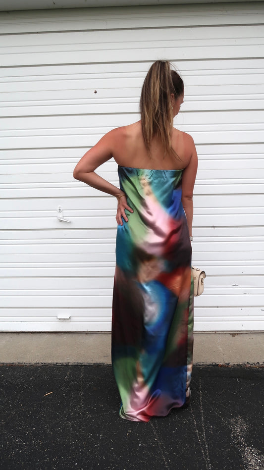 hazy maxi dress