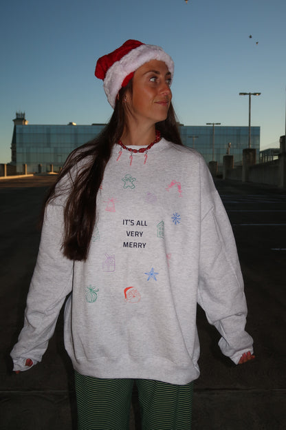 very merry crewneck