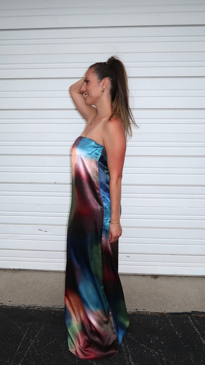 hazy maxi dress