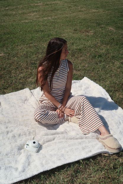 maple striped pants