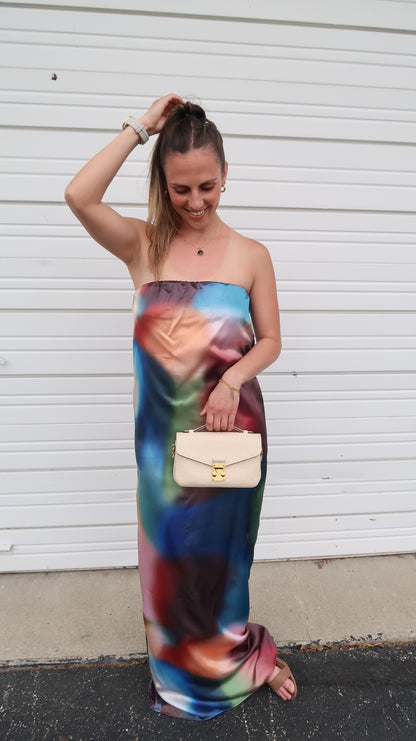 hazy maxi dress