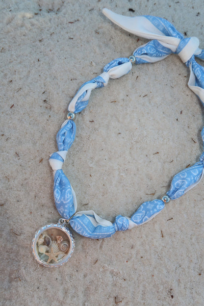 beachy scarf necklace