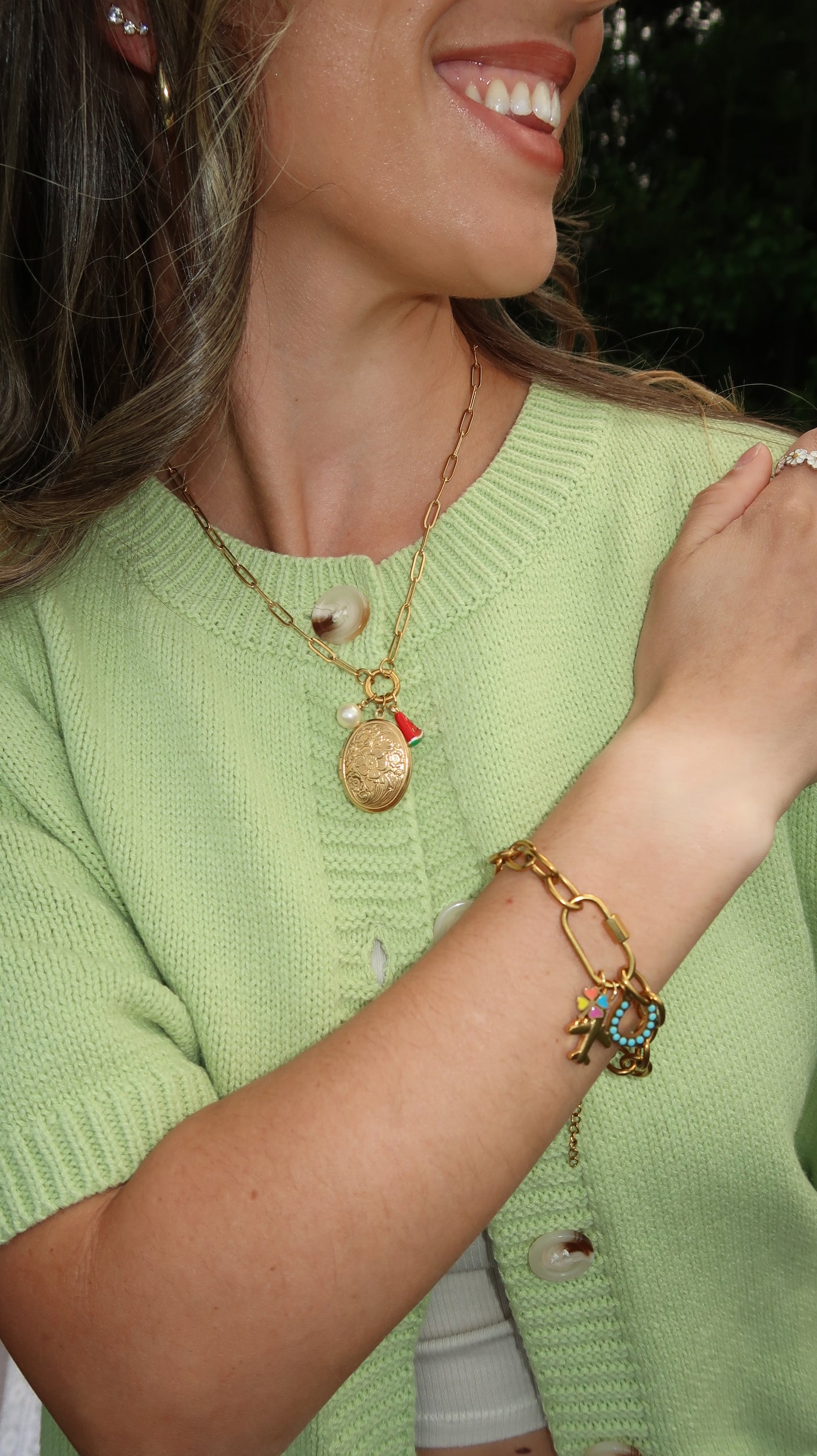 charm necklace