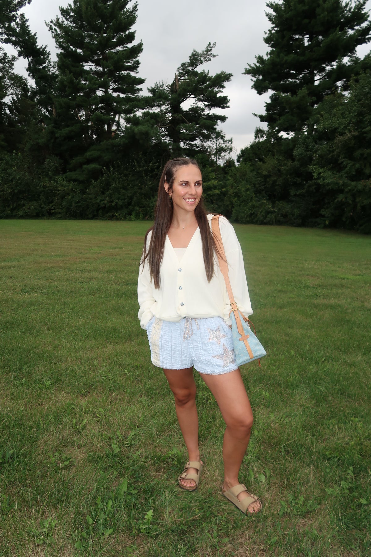 bluebell patchwork shorts