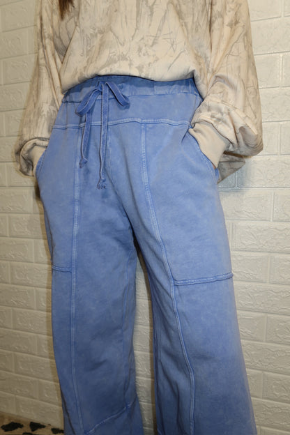 cobalt comfort pants