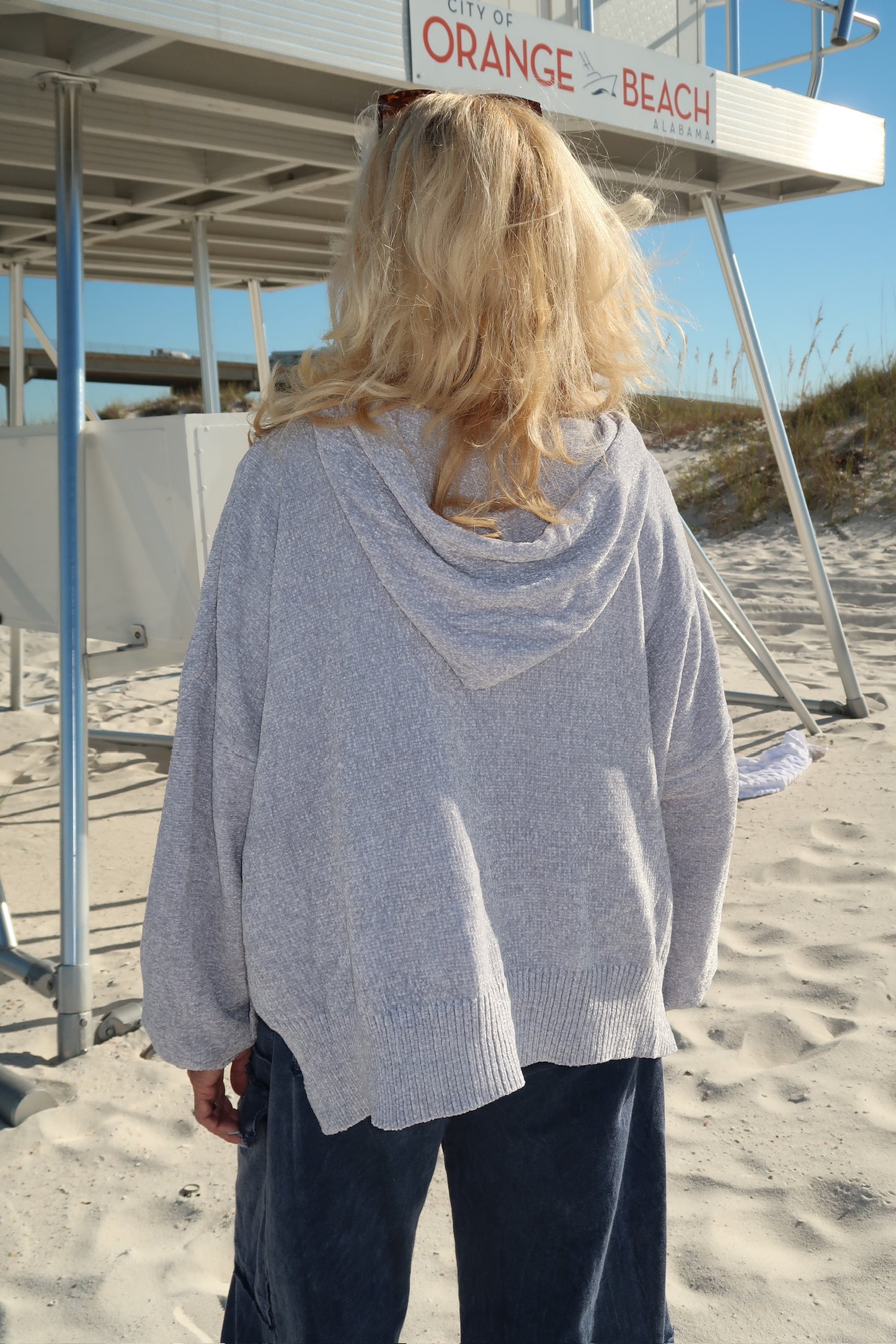 hooded comfort sweater