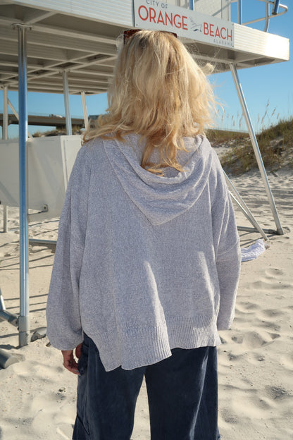 hooded comfort sweater