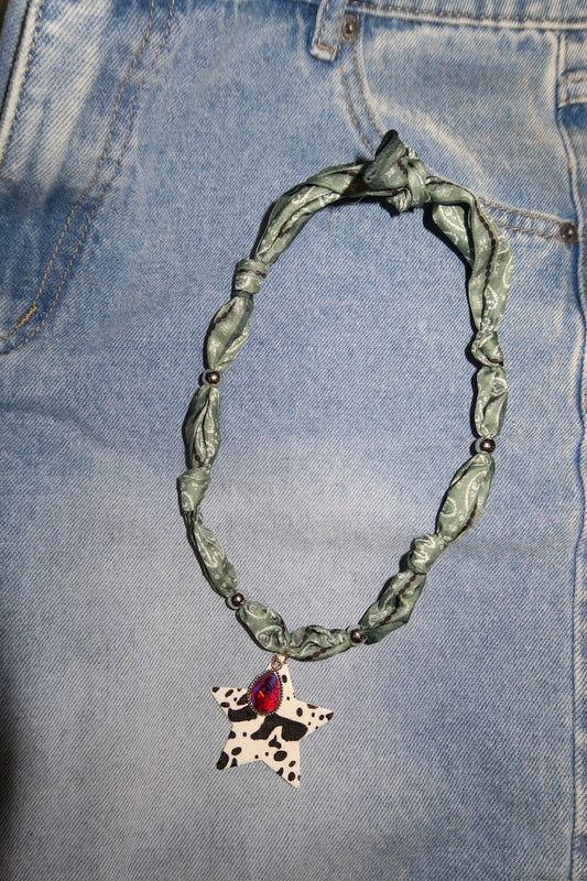 cowgirl scarf necklace
