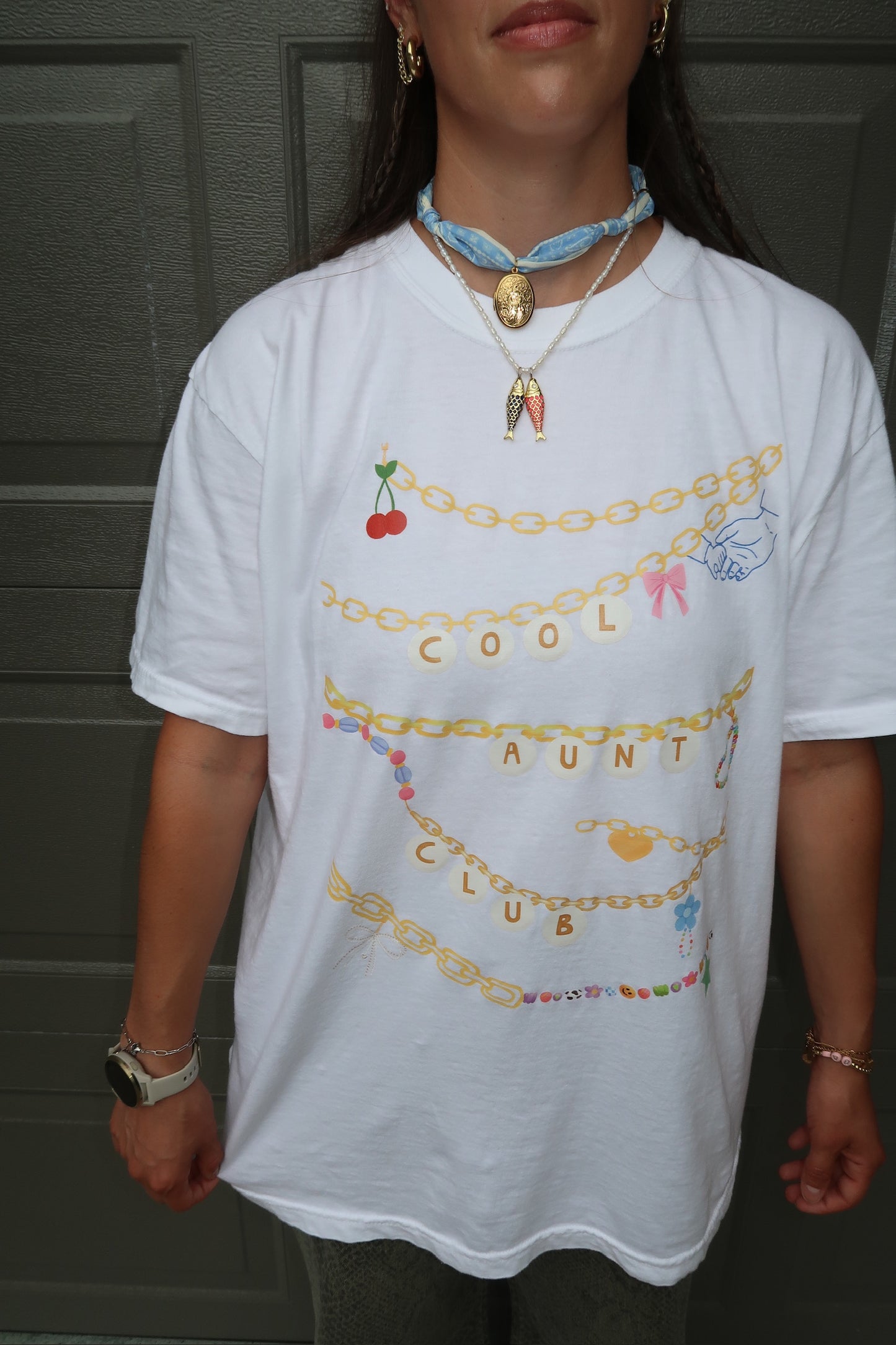 cool aunt club graphic tee