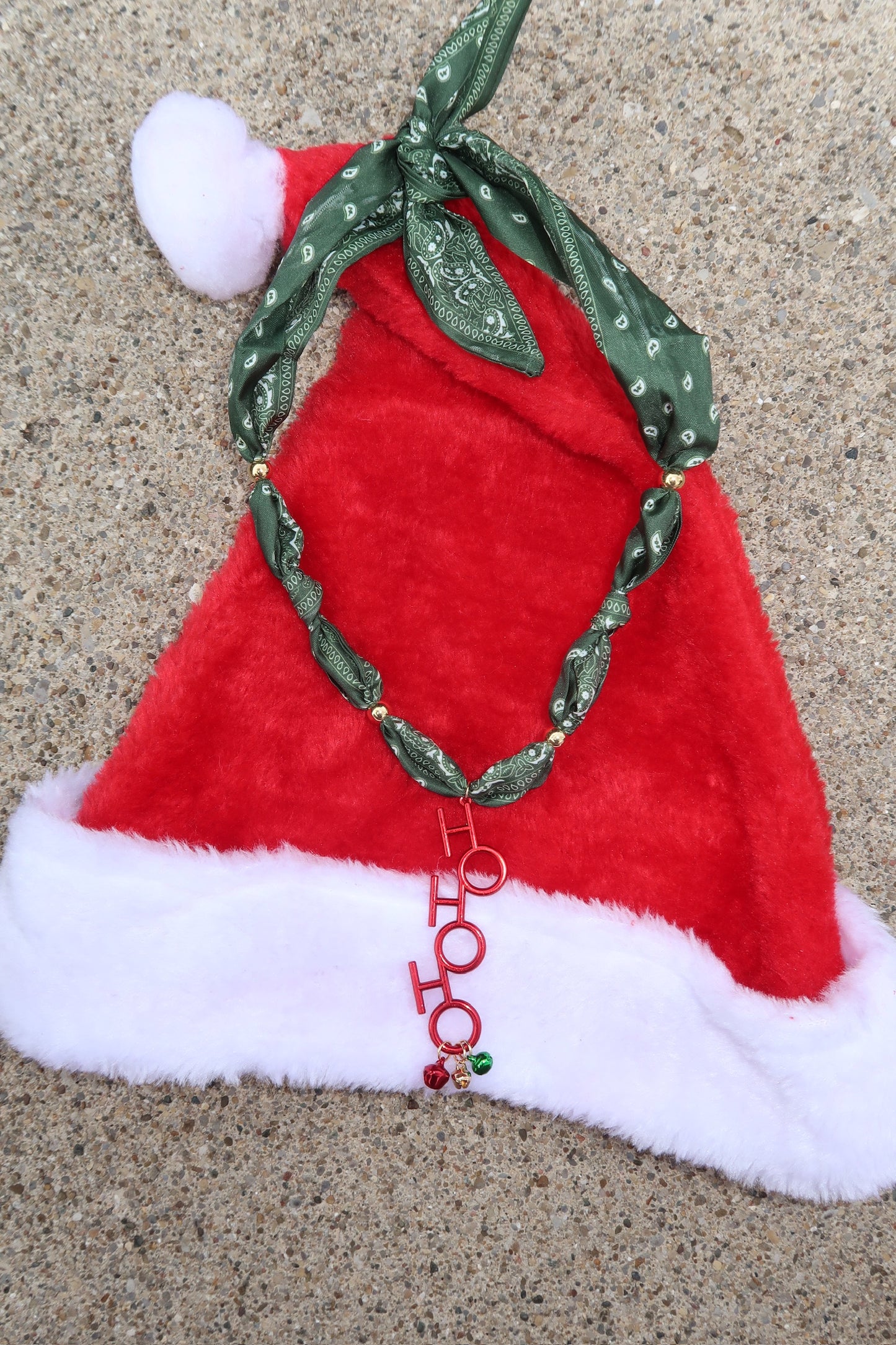 ho ho ho scarf necklace