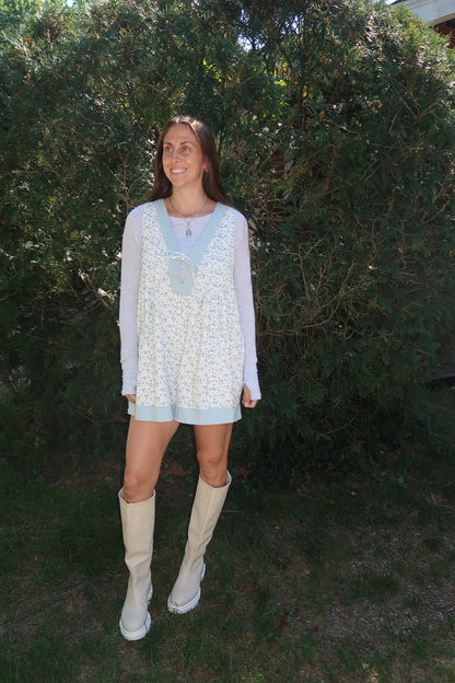 cottage bloom romper