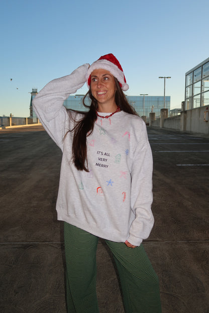 very merry crewneck