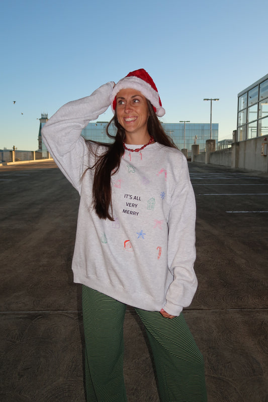 very merry crewneck