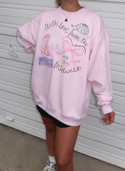 midwest girl crewneck