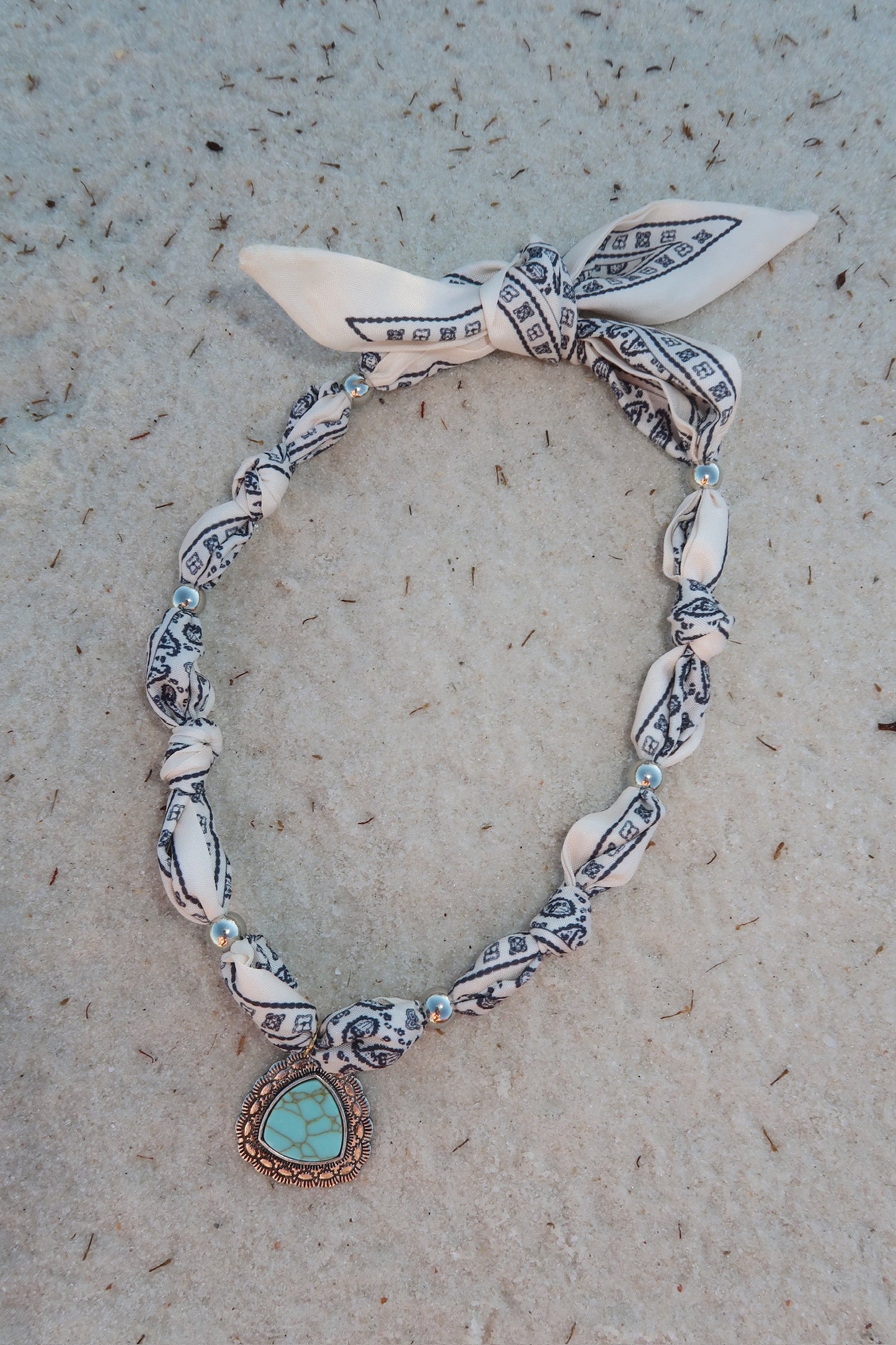 ocean scarf necklace