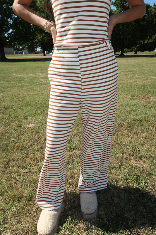 maple striped pants