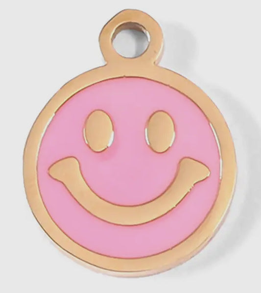 smiley face charm